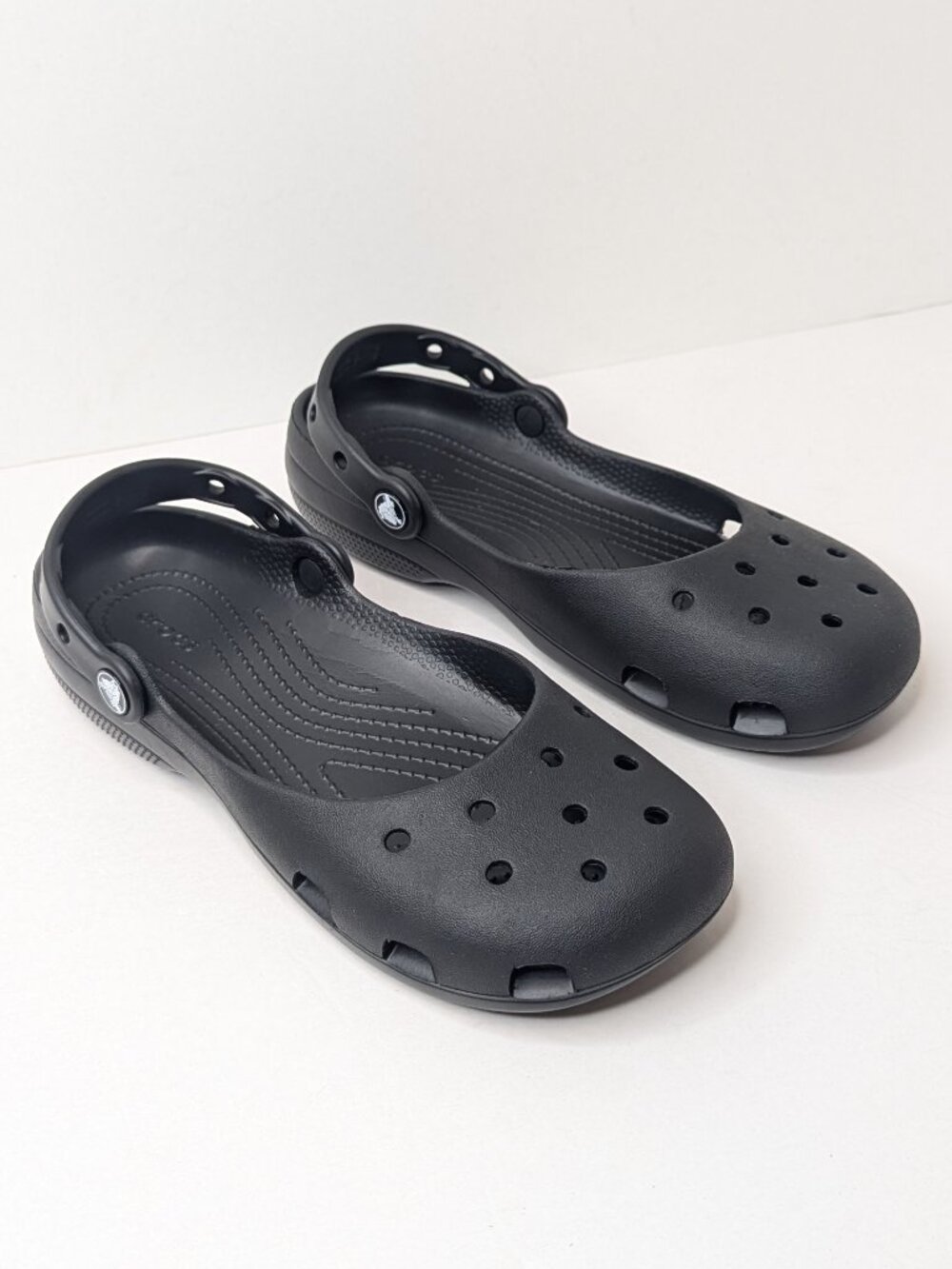 Crocs Classic Ballet Clogs Black Women's 8
